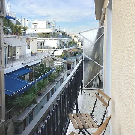 5th Floor Bright Flat At Bohemian Exarcheia *